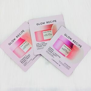 🔴 GLOW RECIPE Toner Pad Collection Set - 6 Toner Pads